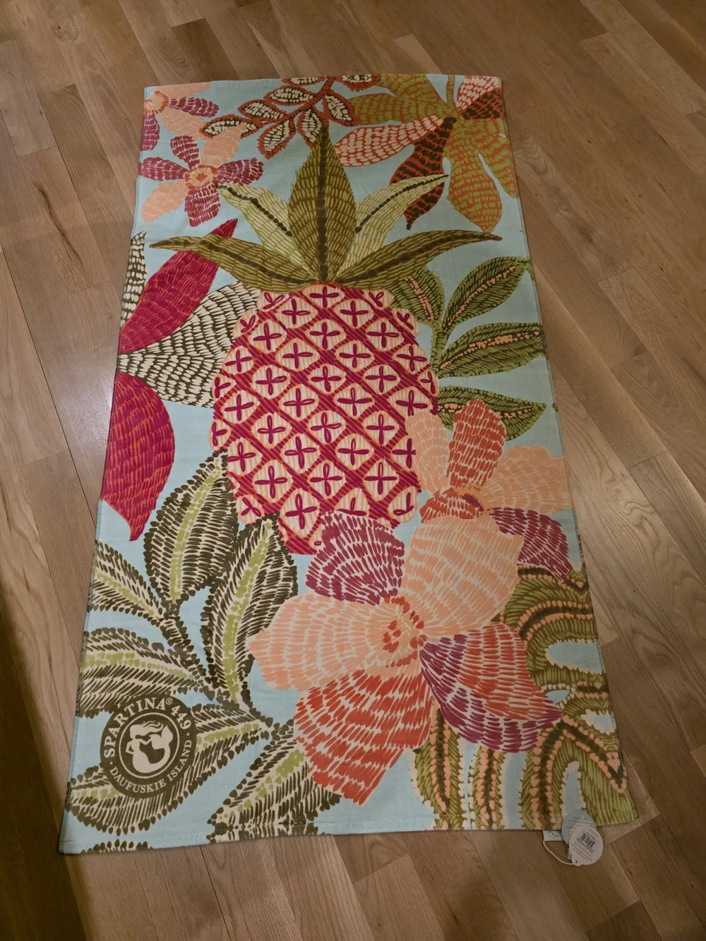 Spartina 449 Tropical Pineapple Beach Towel-NWT